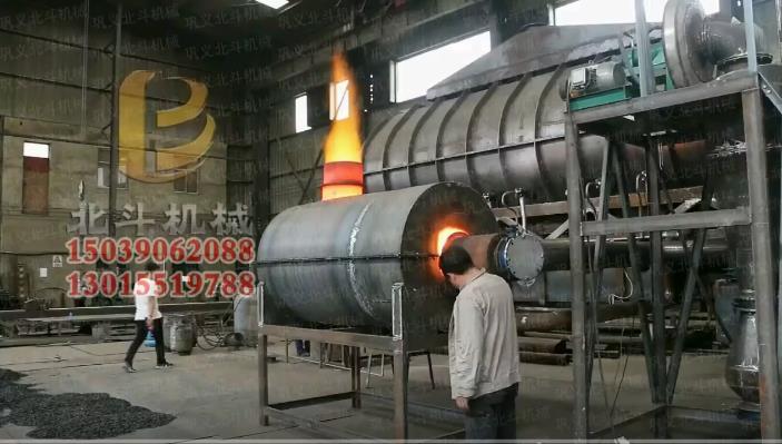 原木成人向日葵视频免费杨树木片高温炭化环保无烟